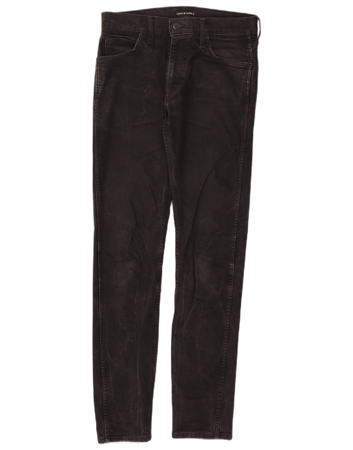 Jeans Levi's da donna linea 8 slim W30 L34 cotone nero