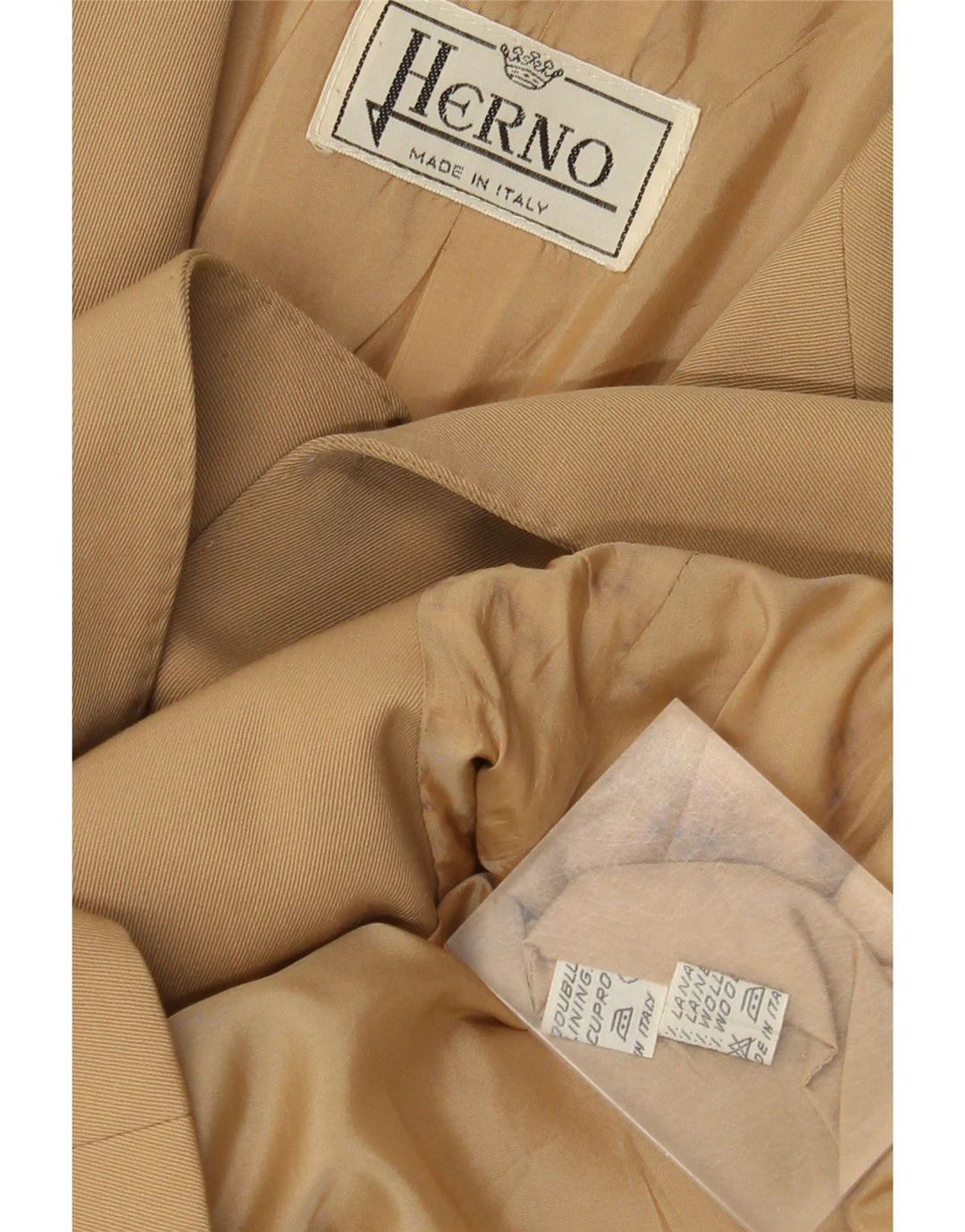 Giacca Blazer a 2 Bottoni Herno da Donna IT 50 XL Beige Lana