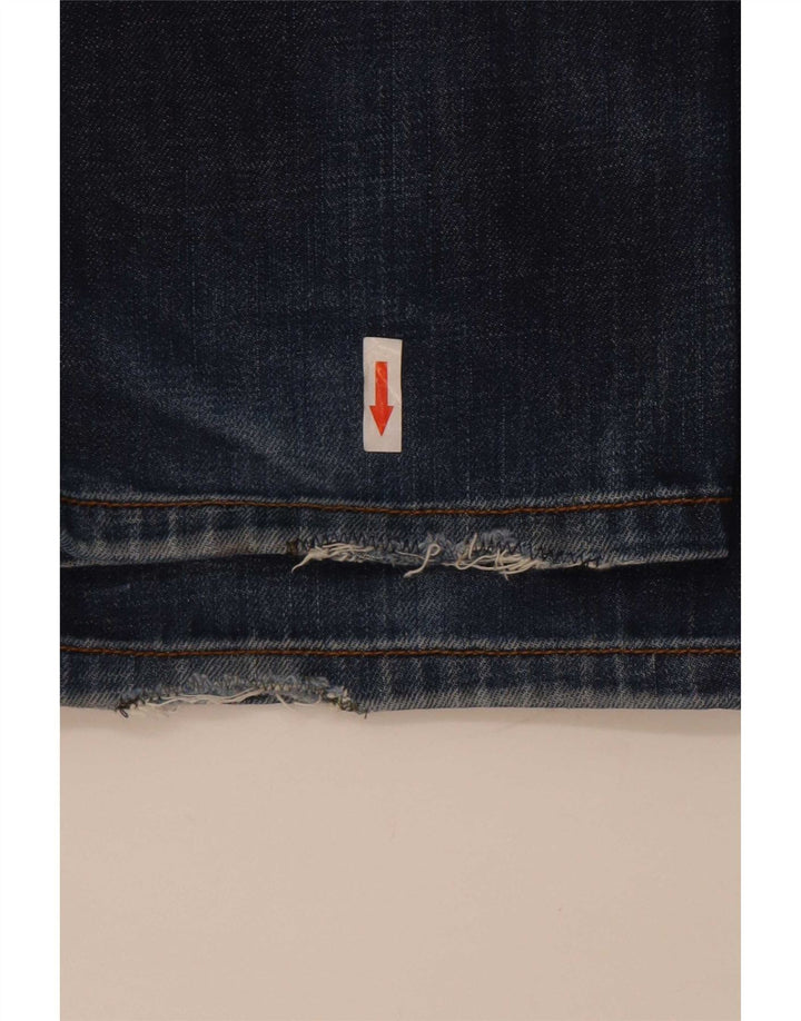 Jeans dritti da uomo Rifle W34 L34 in cotone blu navy