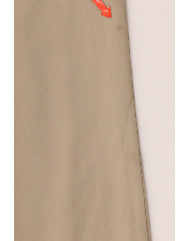 Pantaloni chino dritti da donna Izod W32 L30 poliestere beige