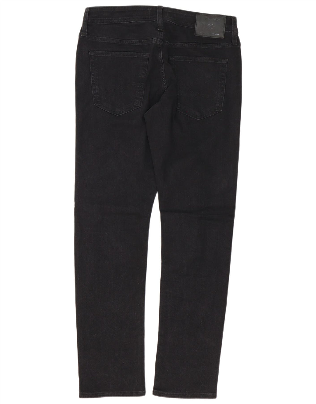 Jeans dritti da uomo Jack & Jones W32 L32 cotone nero