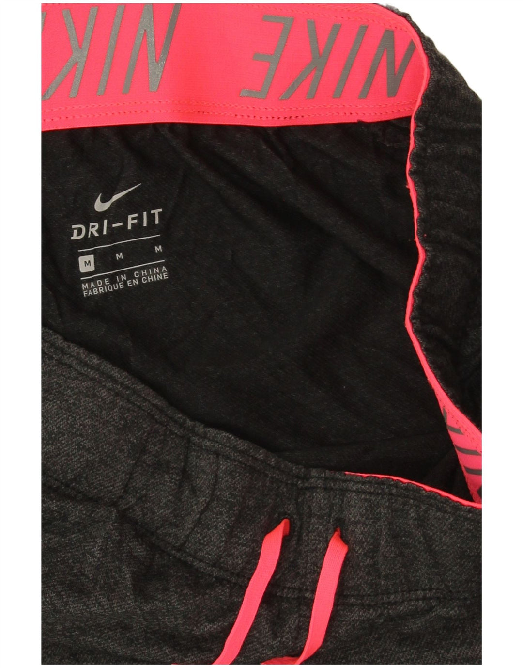 Pantaloncini sportivi Nike Dri Fit da donna UK 14 Poliestere grigio medio