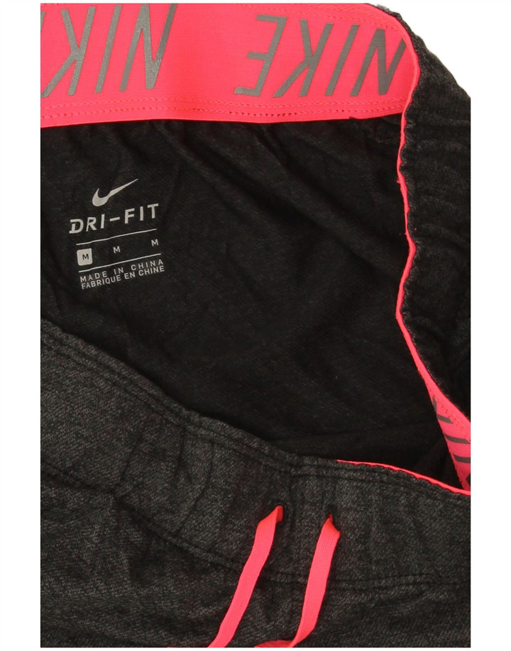 Pantaloncini sportivi Nike Dri Fit da donna UK 14 Poliestere grigio medio