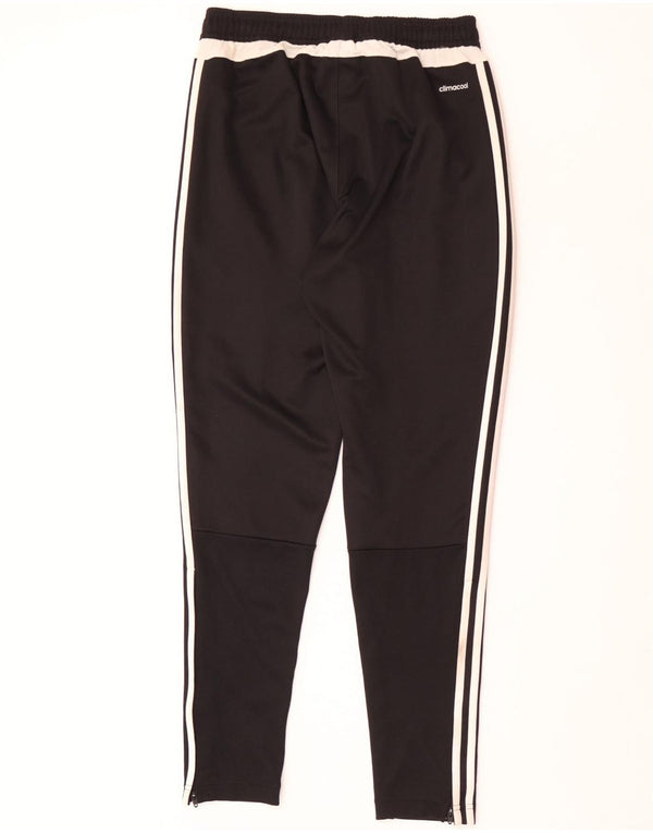Pantaloni da tuta Adidas Climacool da uomo piccoli in poliestere color block nero