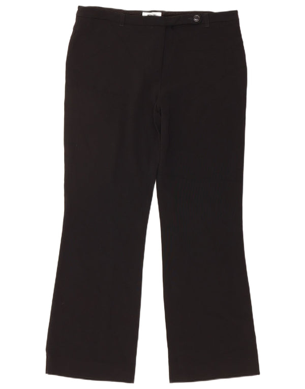 MOSCHINO Womens Cheap and Chic Suit Trousers UK 14 Large W32 L29 Black