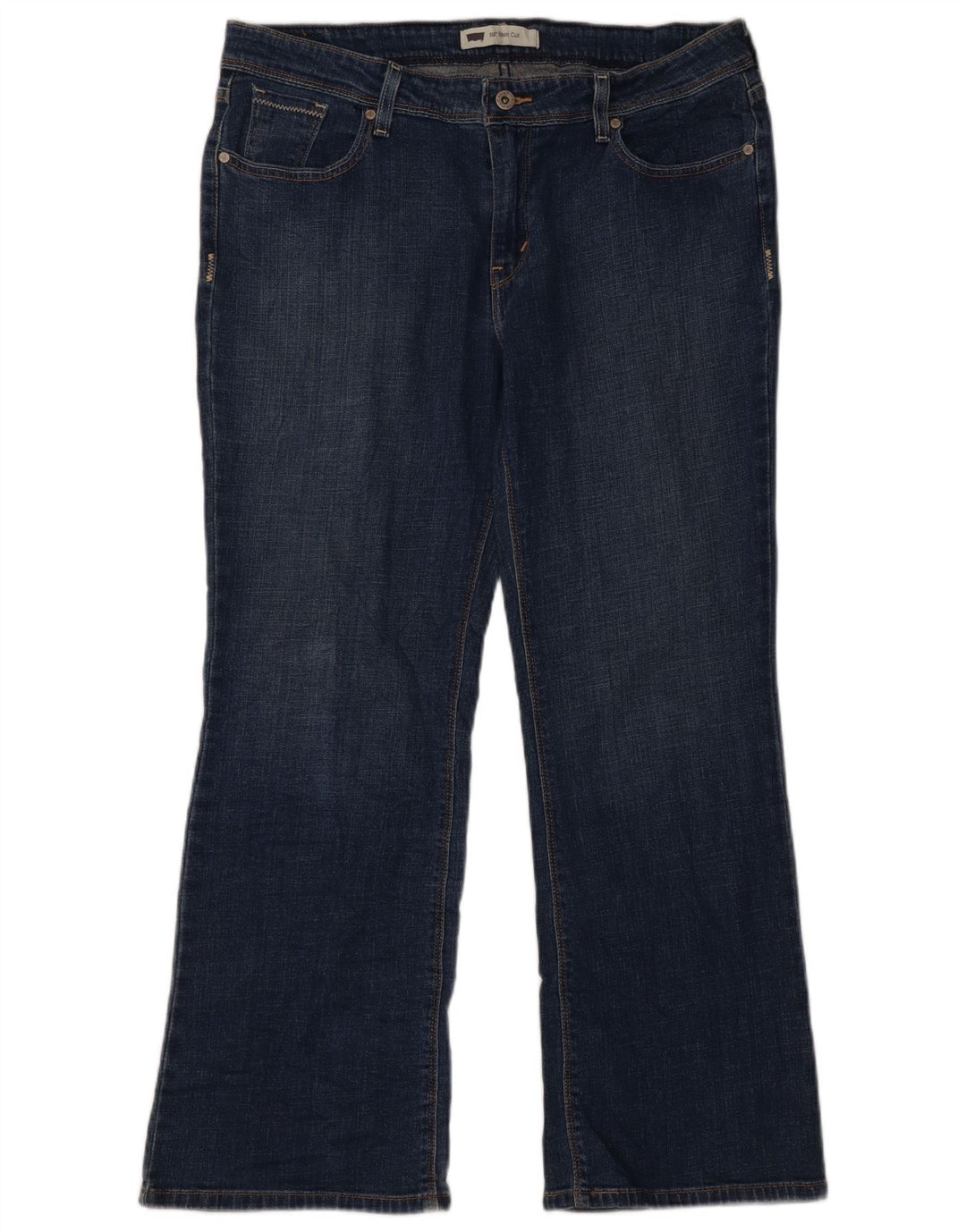 Jeans Levi's 515 Bootcut da donna US 16 2XL W38 L28 Cotone blu