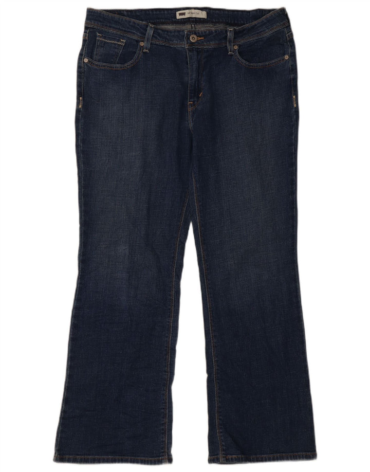 Jeans Levi's 515 Bootcut da donna US 16 2XL W38 L28 Cotone blu