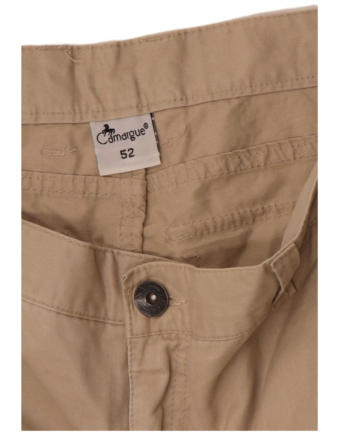 Pantaloncini cargo da uomo CAMARGUE IT 52 XL W36 Cotone Beige