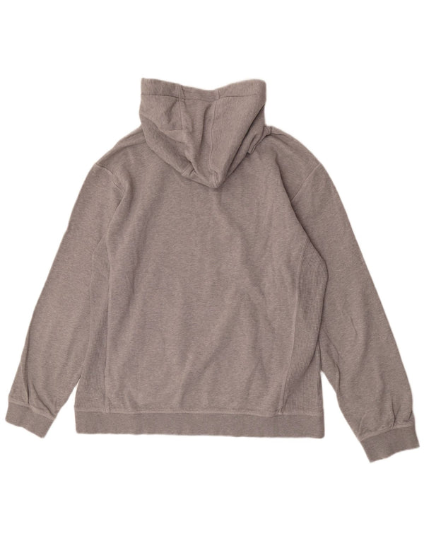 Maglione con cappuccio grafico da uomo Champion New York Knicks 2XL cotone chiazzato grigio