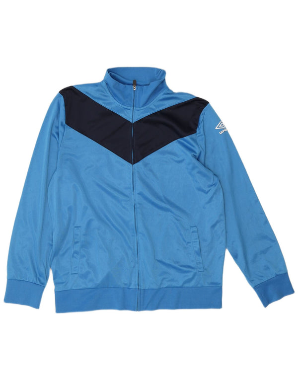 Giacca da tuta da uomo Umbro 2XL Blu in poliestere color block