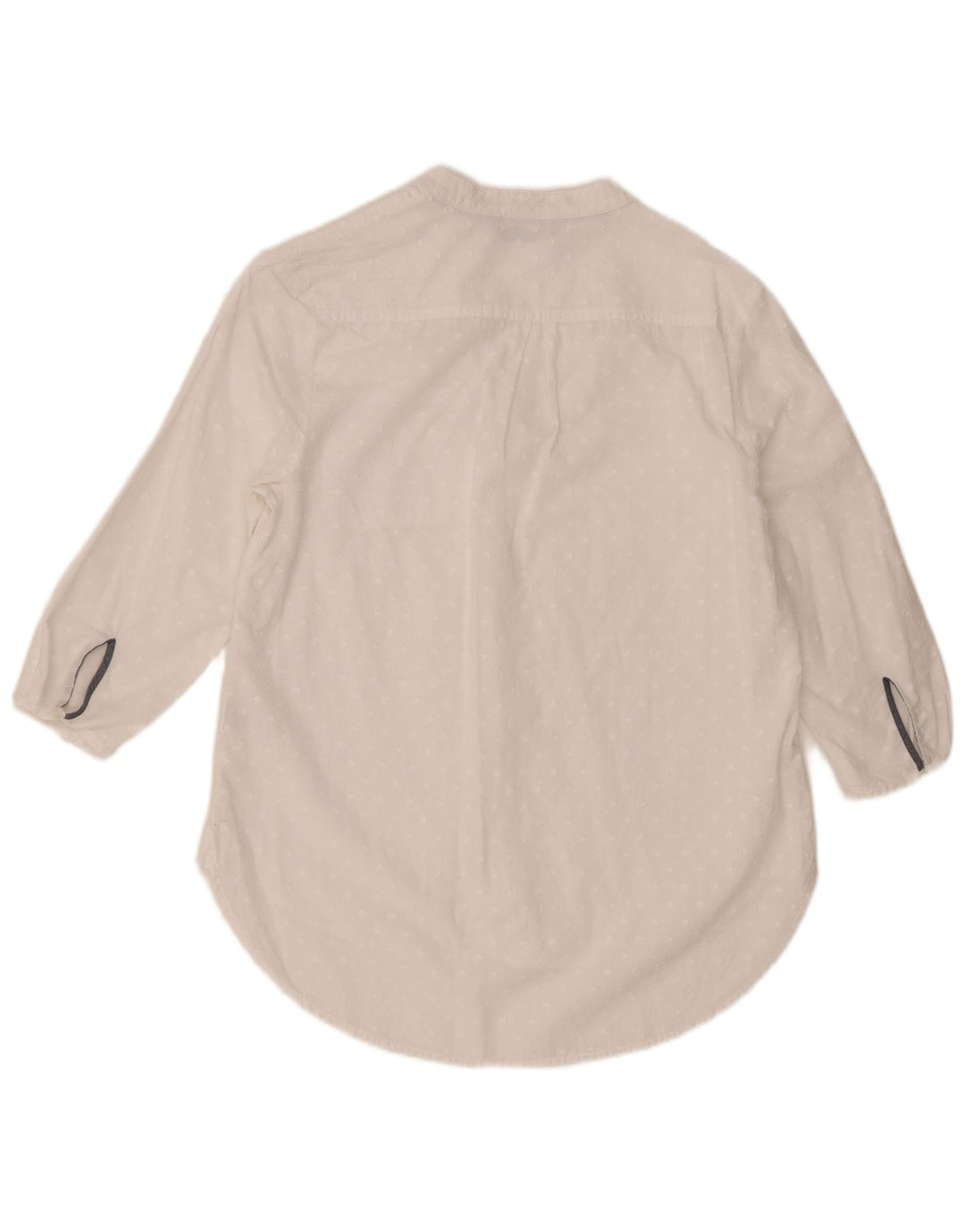 Camicetta Lee Riders da donna con maniche a 3/4, UK 14, cotone bianco medio