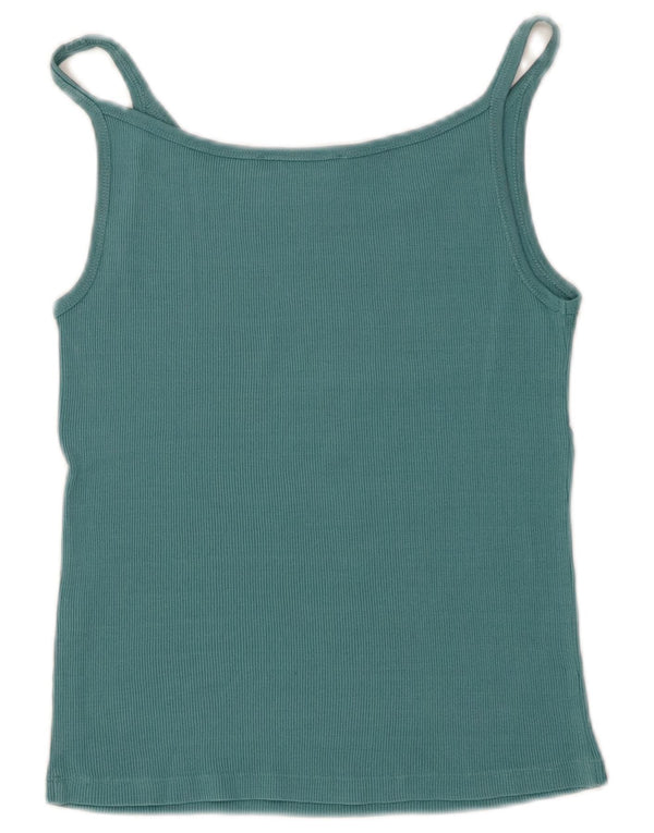 Top corto da donna Max Mara per il fine settimana UK 14 grande blu