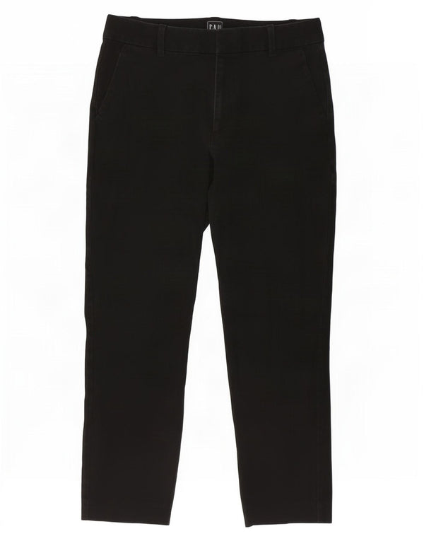 Pantaloni corti slim a vita alta da donna Gap US 6 medi W28 L24 neri
