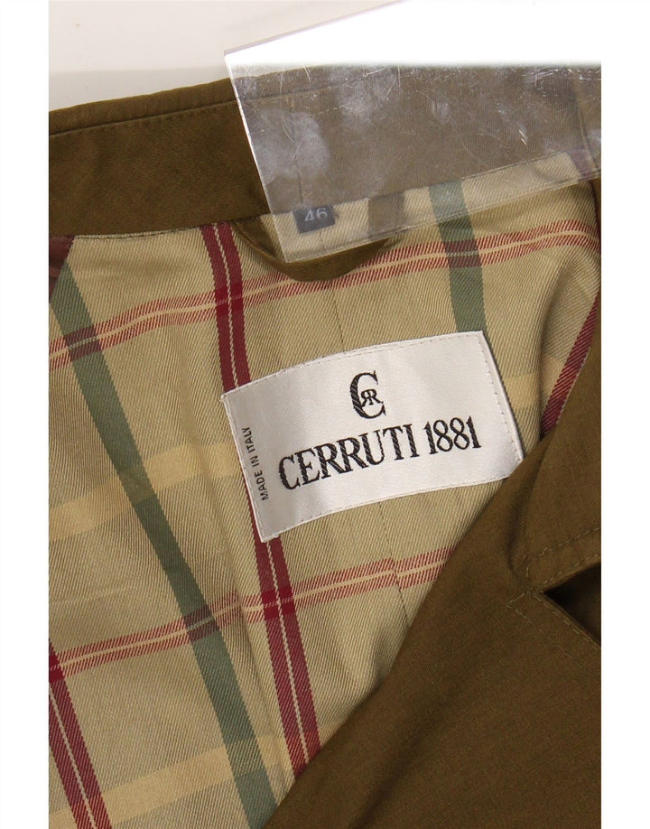 Trench da uomo vestibilità ampia CERRUTI 1881 IT 46 piccolo kaki