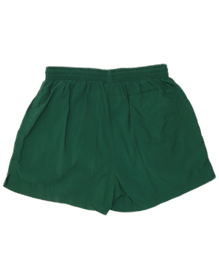 Pantaloncini sportivi Reebok da uomo in nylon verde medio