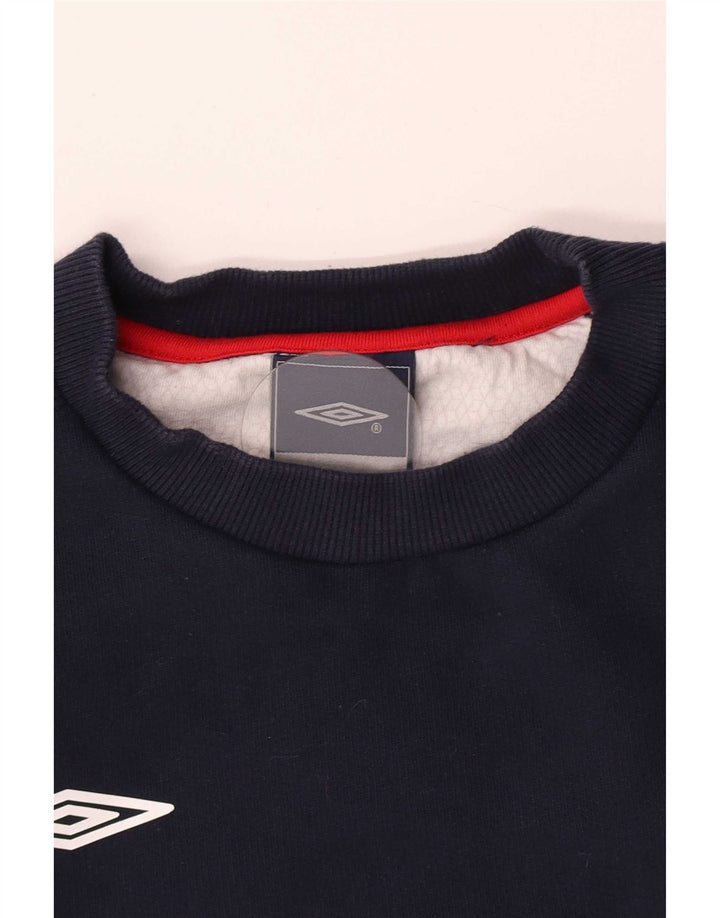 Felpa da uomo Umbro maglione grande blu navy