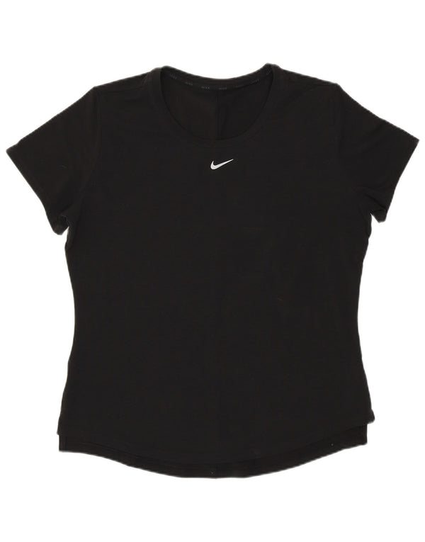 T-shirt da donna Nike Top UK 12 media nera
