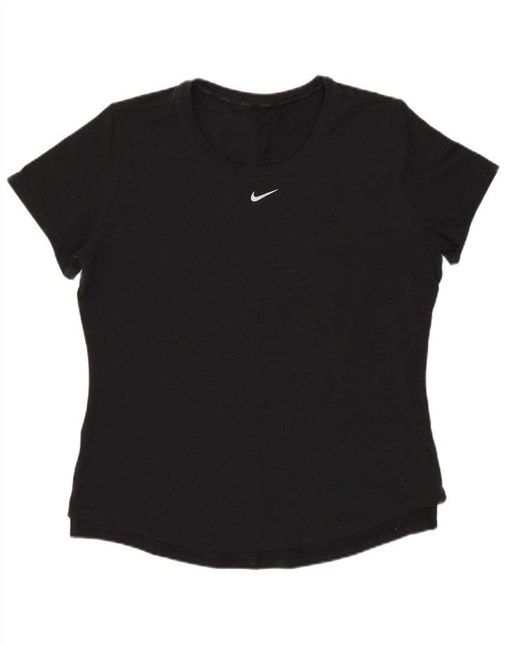 T-shirt da donna Nike Top UK 12 media nera
