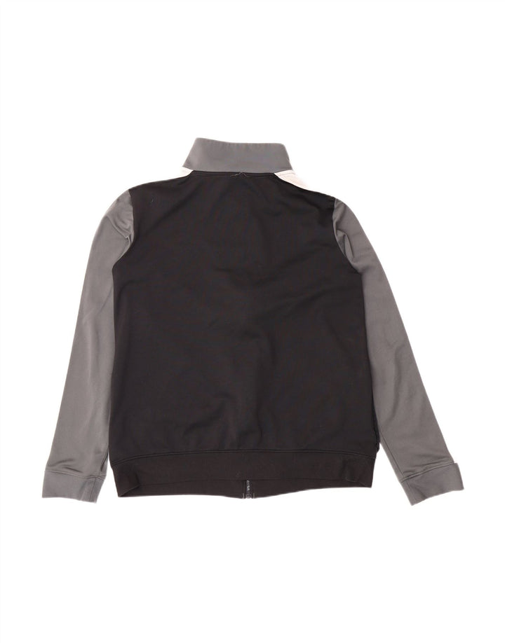UNDER ARMOUR Boys Tracksuit Top Jacket 13-14 Years XL  Grey Colourblock