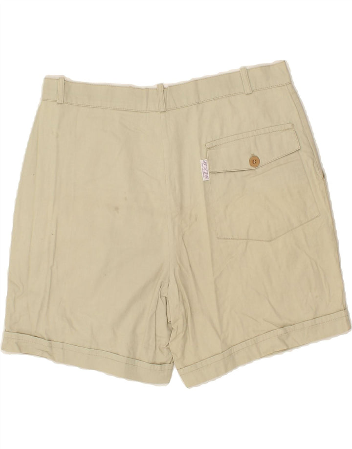 VINTAGE Womens Chino Shorts W32 Large Beige Vintage Vintage and Second-Hand Vintage from Messina Hembry 