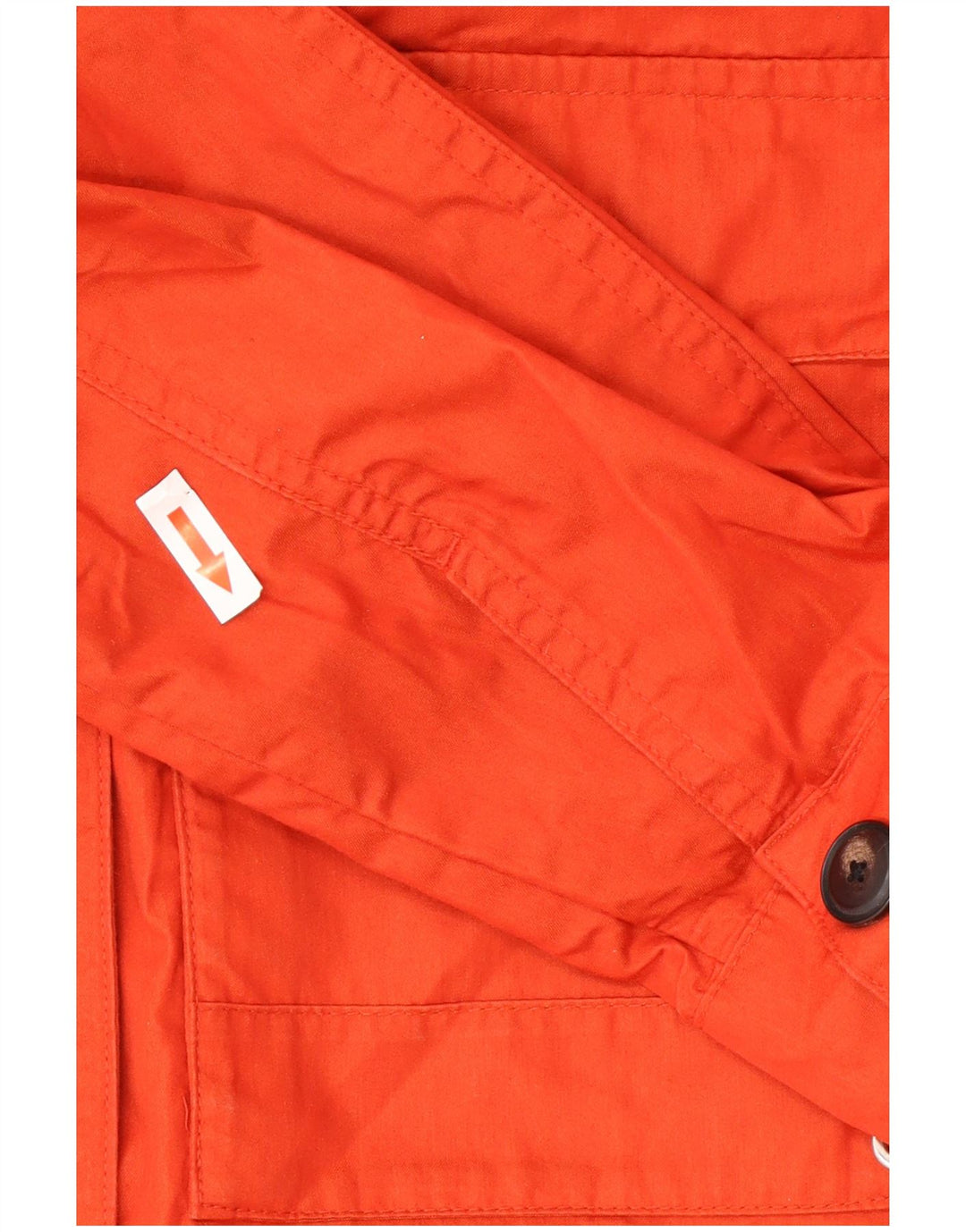 Giubbotto bomber con cappuccio da donna Massimo Dutti UK 18 XL poliestere arancione