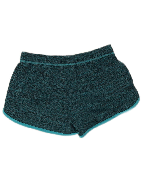 Pantaloncini sportivi da donna Under Armour UK 14 blu medio chiazzato