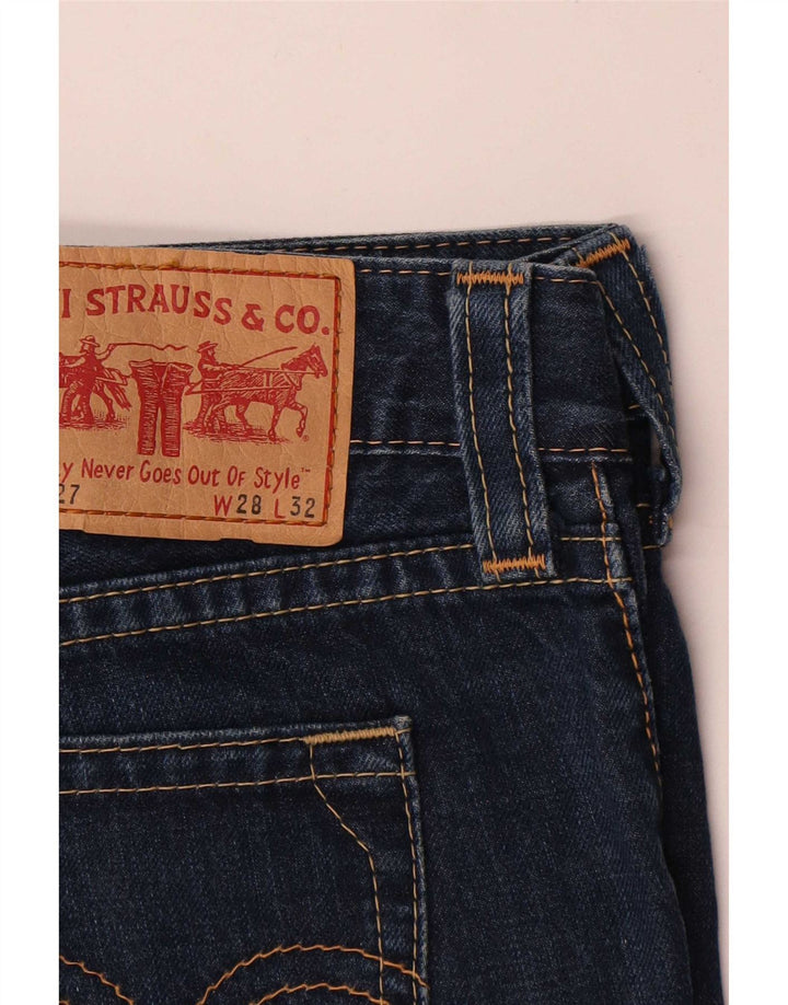 Pantaloncini di jeans Levi's 927 da donna W28 blu navy medio