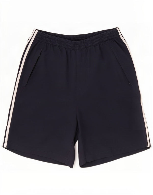 Pantaloncini sportivi da uomo Adidas XL blu navy in poliestere