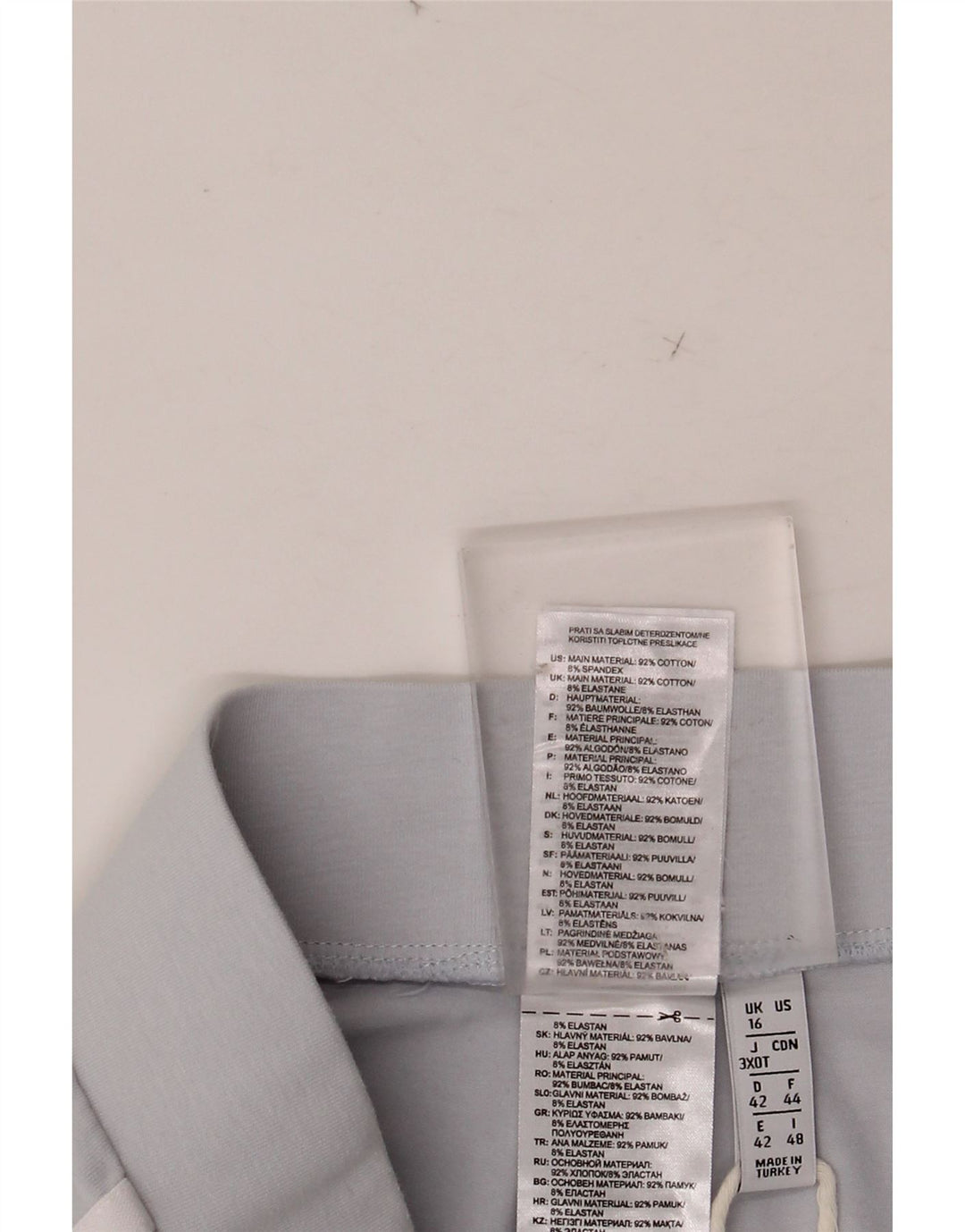 Leggings da donna ADIDAS UK 16 grande cotone blu