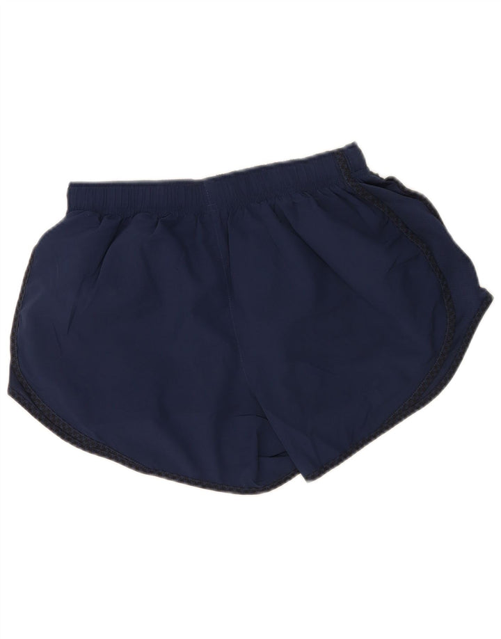 Pantaloncini sportivi Nike da donna Dri Fit UK 12 medio blu navy poliestere