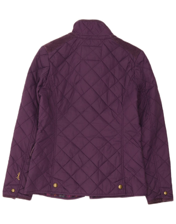 Giacca trapuntata da donna Joules UK 10 piccola poliestere viola