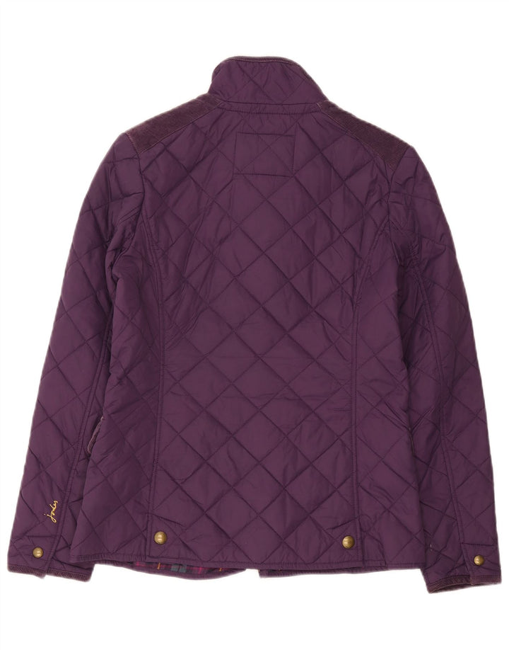 Giacca trapuntata da donna Joules UK 10 piccola poliestere viola