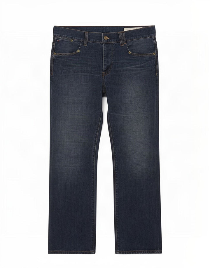 Jeans bootcut da uomo vestibilità regolare Tommy Hilfiger W36 L34 cotone blu