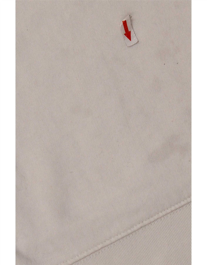 Maglione con cappuccio grafico da uomo Levi's grande in cotone bianco
