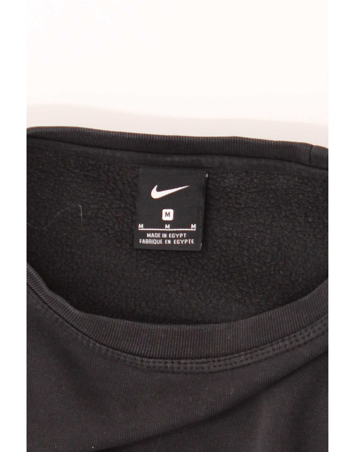 Felpa Nike Uomo Maglia Media Cotone Nero