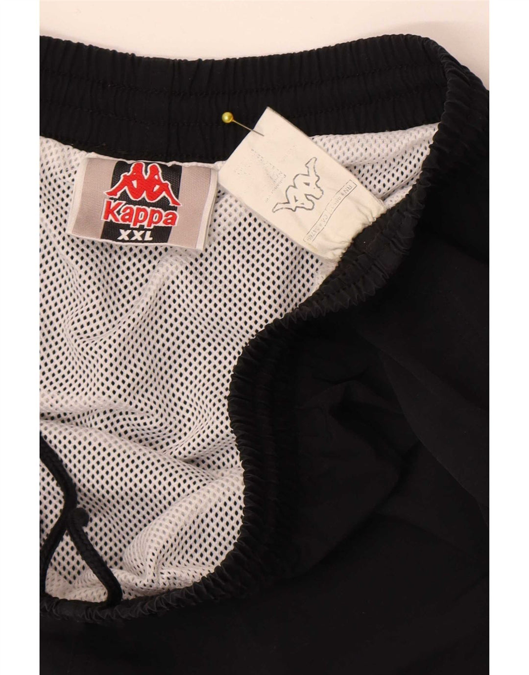 Pantaloncini da bagno da uomo Kappa 2XL neri in poliammide