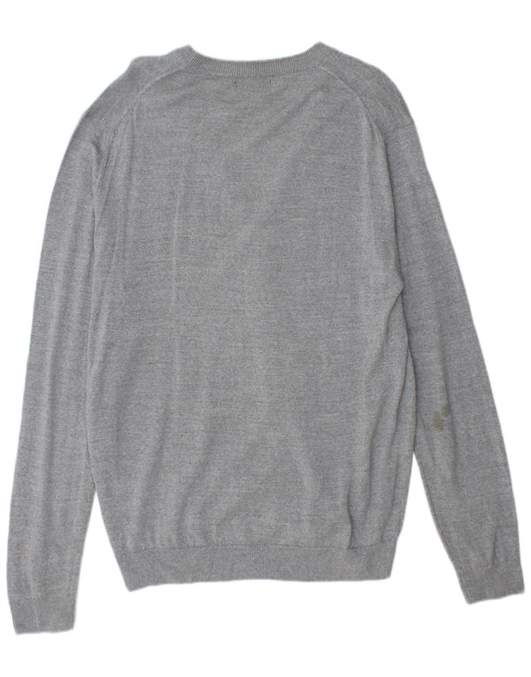 Maglione cardigan da uomo Zara XL grigio