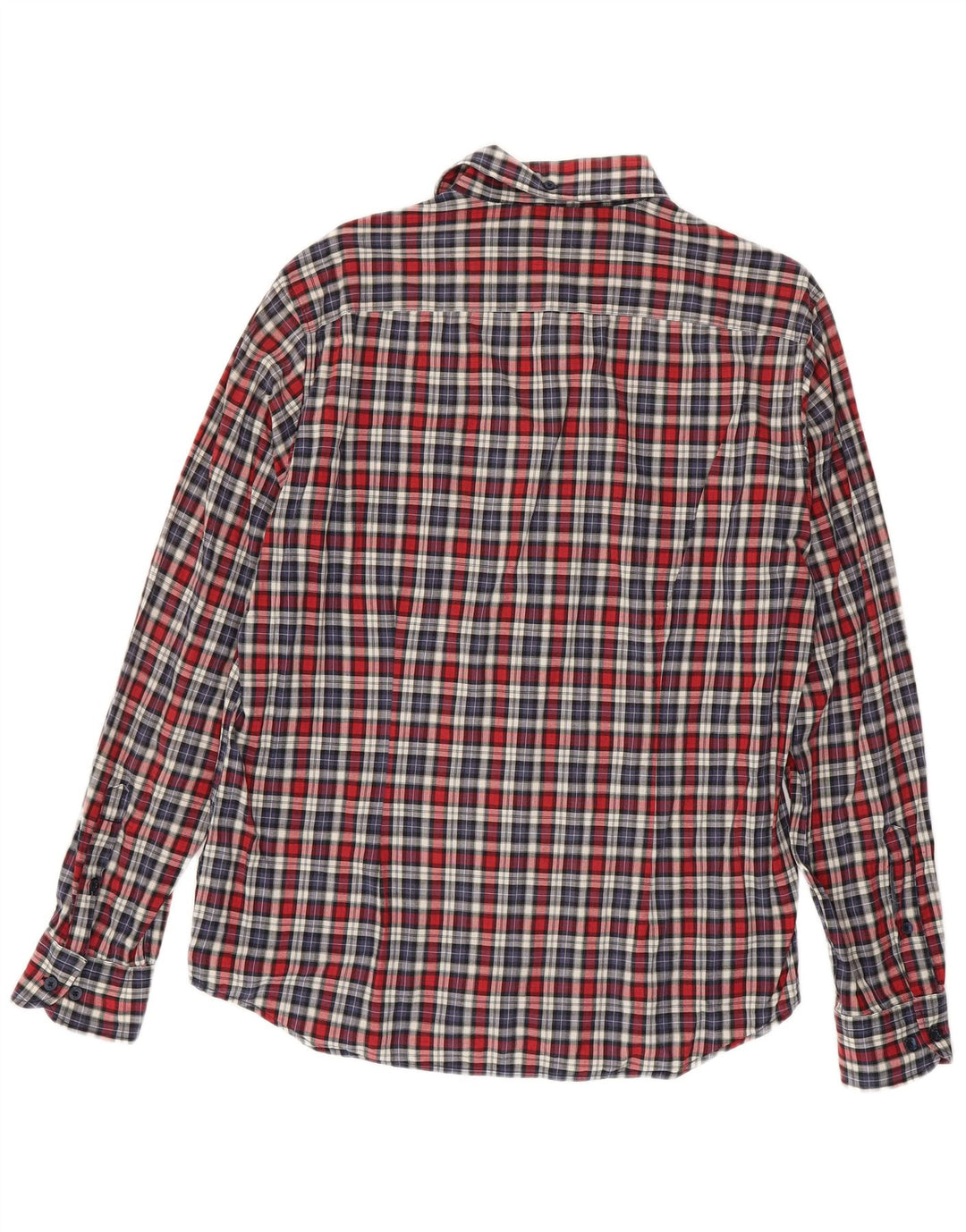 Camicia da uomo Gas XL in cotone a quadri rossi