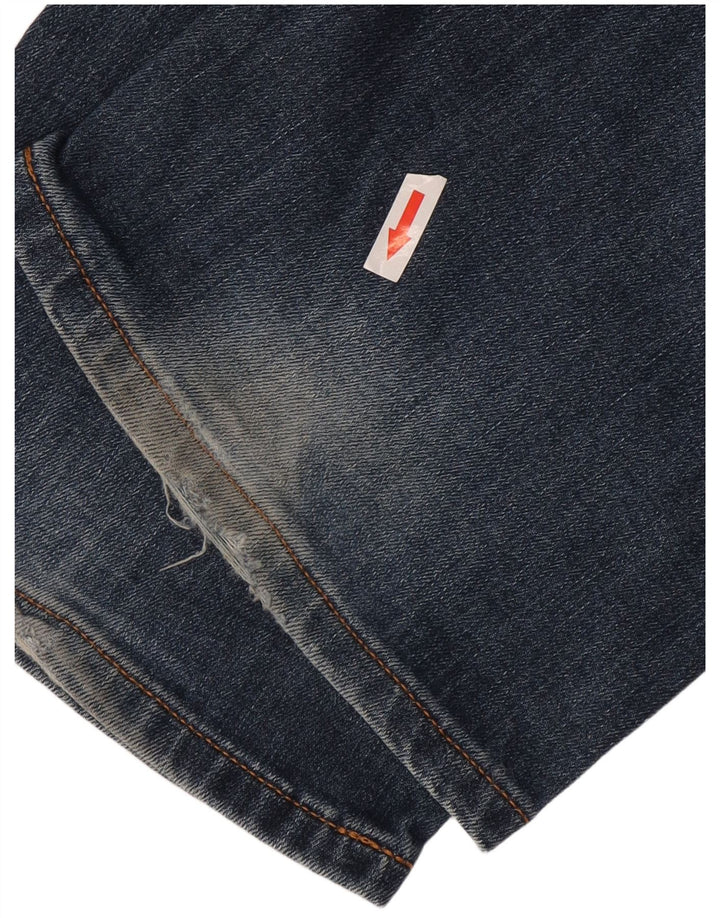 Jeans dritti da uomo Marks & Spencer Blue Harbour W40 L33 cotone blu