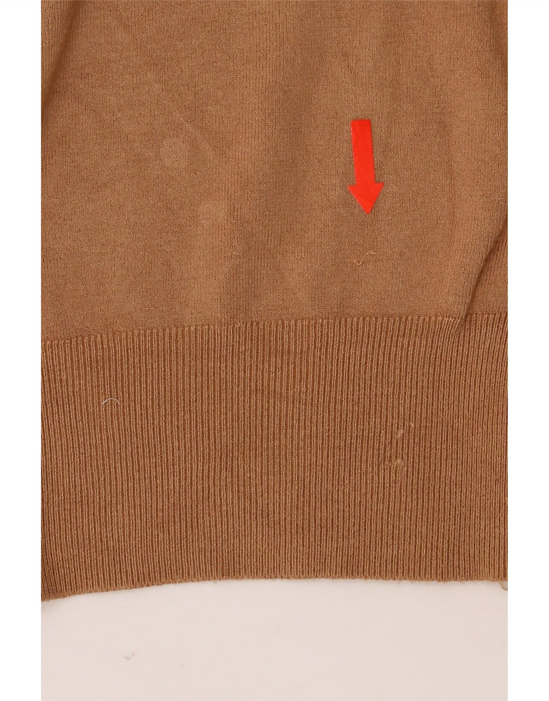 Maglione maglione girocollo da donna Zara UK 14 Marrone medio