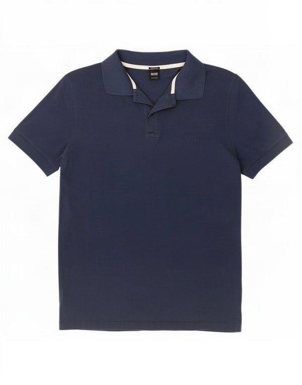 Polo Hugo Boss da uomo vestibilità regolare 2XL cotone blu navy