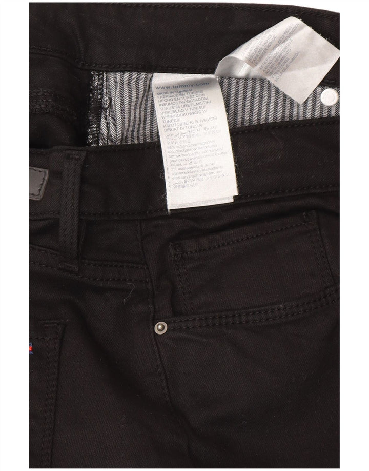 Jeans Jeggings Como da donna Tommy Hilfiger W31 L32 cotone nero