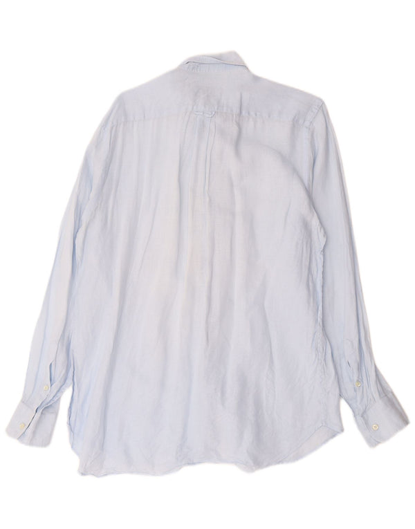 Boggi Mens Shirt Size 39 15 1/2 Medium Blue