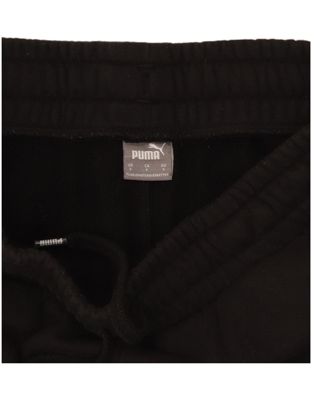 Pantaloni da tuta da uomo Puma Joggers piccoli in cotone nero