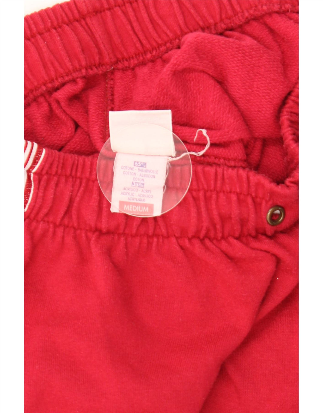 Pantaloni da tuta con grafica da donna Champion UK 12 Medium Red Colourblock