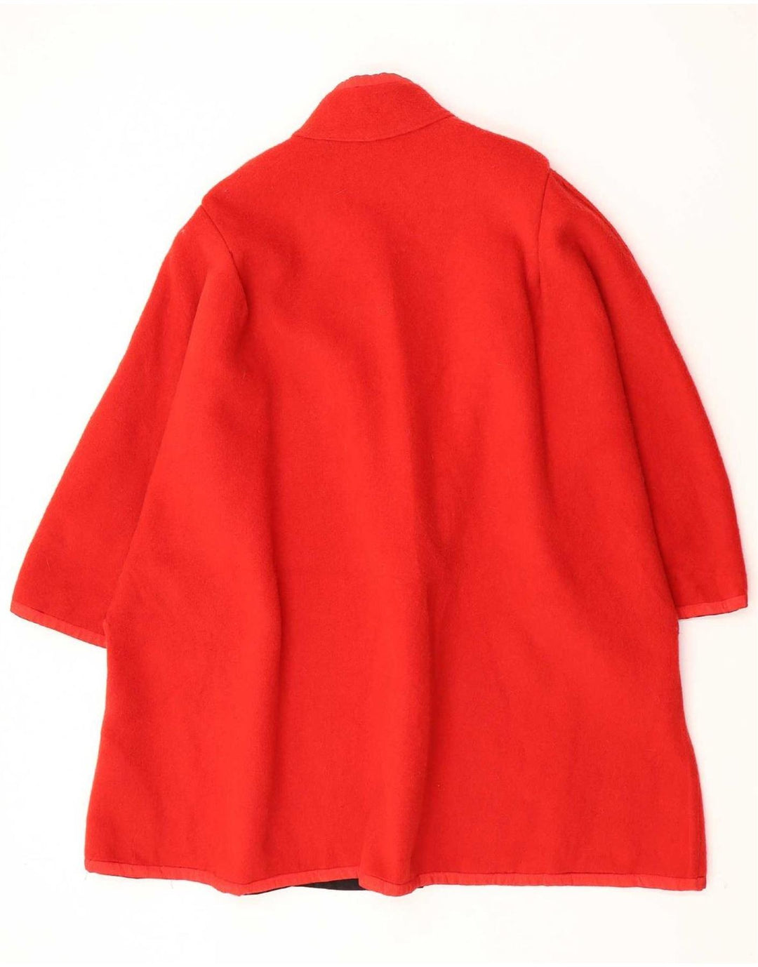 Cappotto reversibile vintage da donna UK 14 color block medio nero