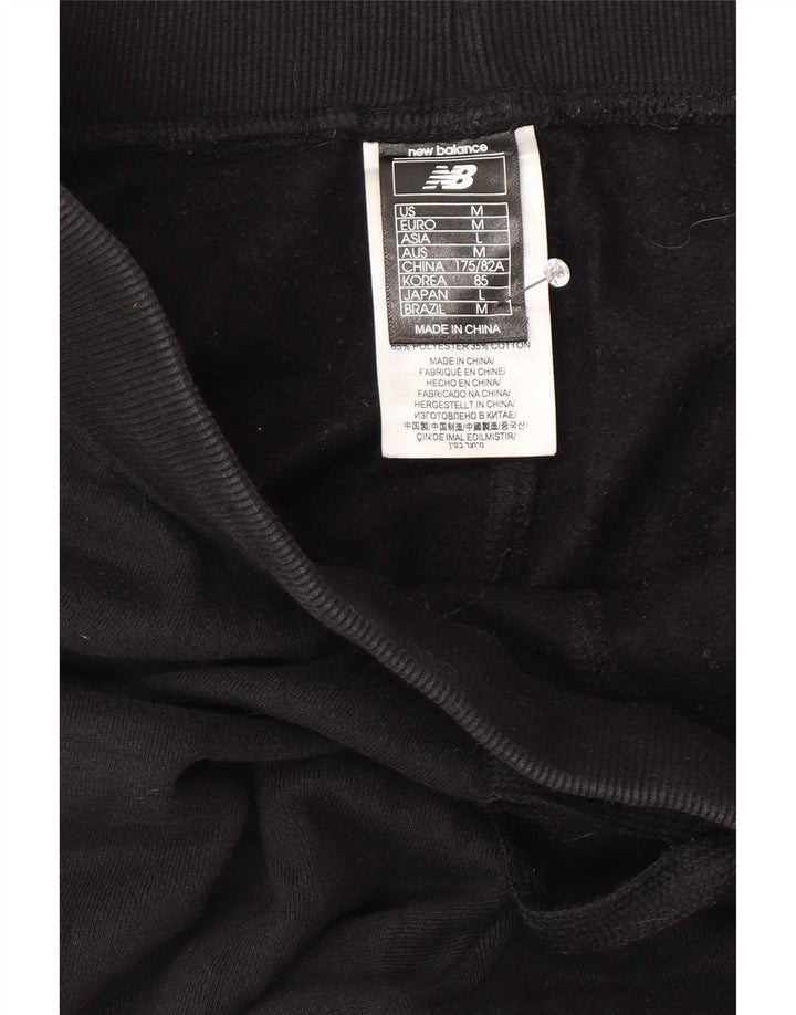 Pantaloni da tuta da uomo New Balance Joggers in cotone nero medio