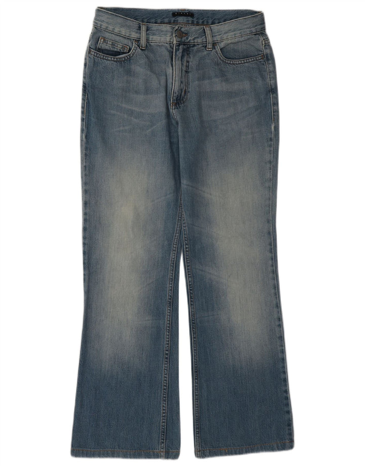 Jeans Bootcut da donna Sisley IT 42 Medio W30 L30 Blu Cotone