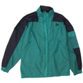 Giacca antipioggia da uomo Puma UK 36 Small Turchese Colorblock Nylon