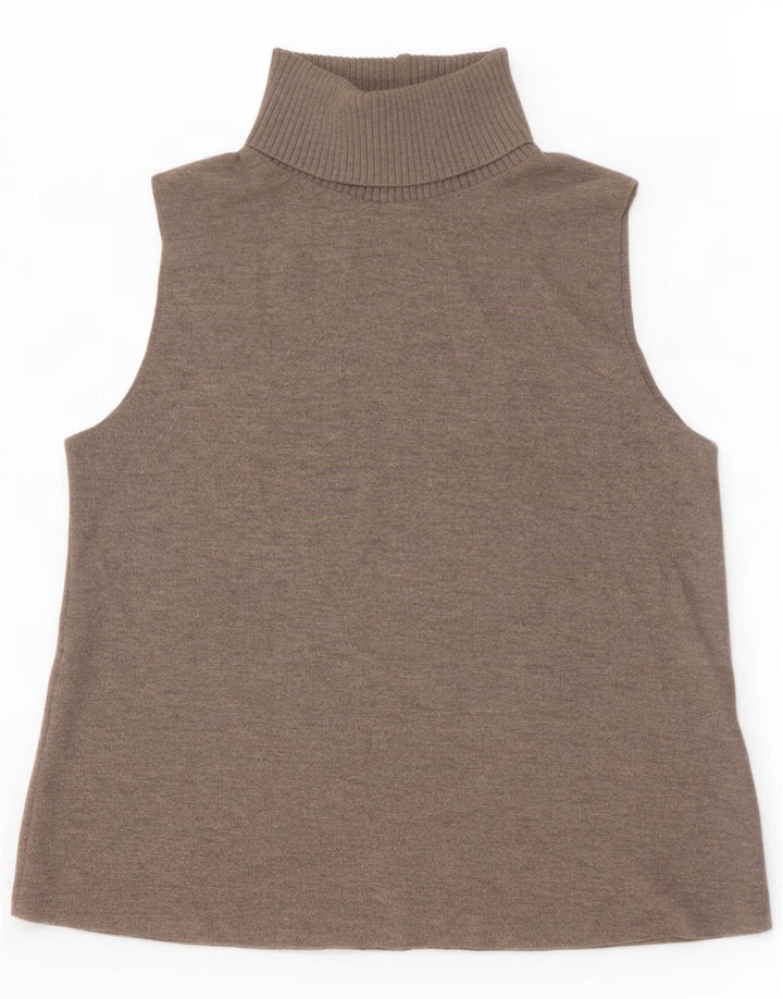 Canotta canotta da donna Zara UK 16 grande grigia